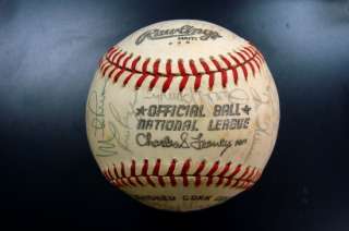 1978 Cincinnati Reds Team Signed Baseball  