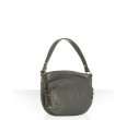 furla grey leather amneris shoulder bag