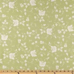  44 Wide Sweet Escape Floral Line Drawing Sage Fabric By 