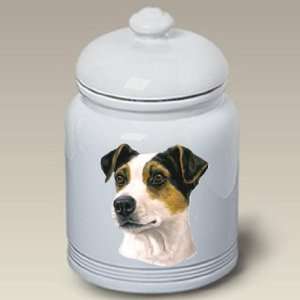   Russell Terrier Ceramic Treat Jar 10 High #45024