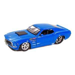  1970 Ford Mustang BOSS 1/24 Pro Stock Blue Toys & Games