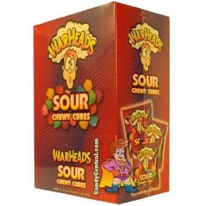 Warheads Sour Chewy Cubes Bulk (42 Ct)  Grocery & Gourmet 