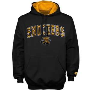 Wichita State Shockers Black Automatic Pullover Hoodie Sweatshirt 