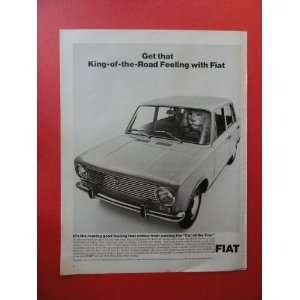   , Print Ad. (lion driving car.) Original Vintage Magazine Print Art