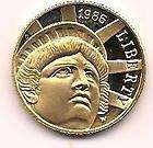 1983 Robert Frost Gold Coin U S Commemorative NR   