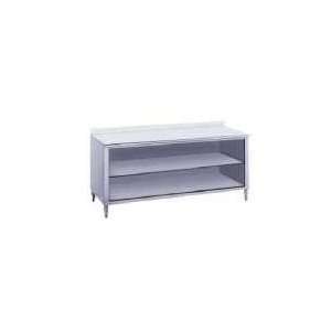 14 Gauge Advance Tabco EF SS 246 24 x 72 Open Front Cabinet Base 