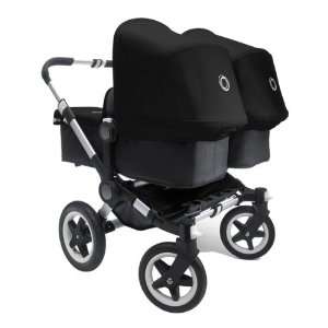 Bugaboo Donkey Twin Configuration With Blue Tops Baby