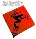 Frogger Amphibian Golf Towel   Black   + 2 Bonus Items