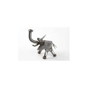  Small Elephant Metal Sculpture by YardBirds