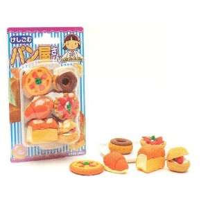  Iwako Japanese Puzzle Donut Eraser 6 Pieces Pack Toys 