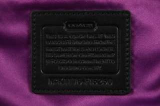 COACH *Black* Signature Sateen CARLY Tote Bag 15250  