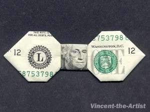 Money Origami BOW TIE Dollar Bill Great Gift Idea  