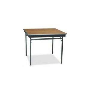  Special size folding table, 36 square, 30 high, walnut 