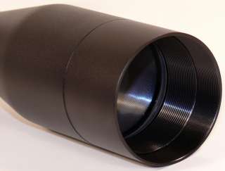 The objective lens is recessed to prevent reflection that might reveal 