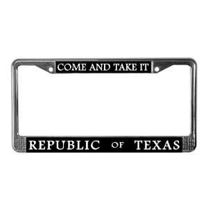  Republic of Texas Texas License Plate Frame by  