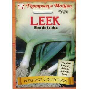  Thompson & Morgan 4851 Heirloom Leek Bleu Solaise Seed 