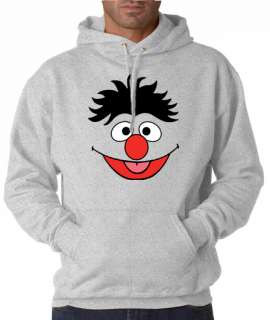 Ernie Face Sesame Street 50/50 Pullover Hoodie  