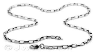 5MM/3MM 11 29 MENS 316L Silver Stainless Steel Necklace Links Chain 