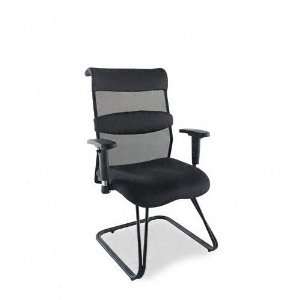  Alera® Eon Series Guest Chair, Black/Gray Mesh