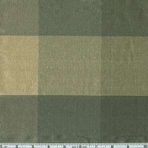  Promotional Dupioni Silk Fabric 3.5 Checks Sage By The 