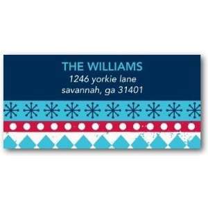  Holiday Return Address Labels   Festival Patterns By Dwell 