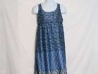 Collective Concepts Womans Dress Long Lined Skirt Racer Back Medium 