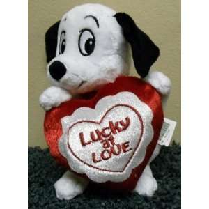 Retired Disney Dalmatians 101 Dalmations Lucky at Love 7 Plush Lucky 