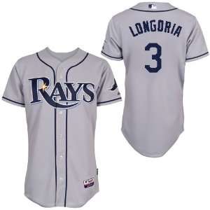 Wholesale Tampa Bay Rays #3 Longoria Grey 2011 MLB Authentic Jerseys 