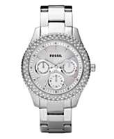 Fossil Watch, Womens Stella Stainless Steel Bracelet 37mm ES2860
