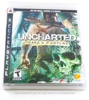 Uncharted Original Black Label Not For Resale Playstation 3 PS3 