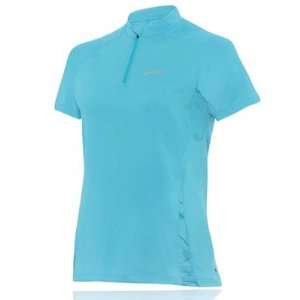 Asics Lady Pace Short Sleeve Half Zip T Shirt  Sports 