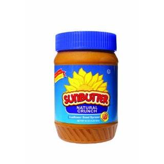 SunButter Creamy Sunflower Seed Spread, 16 Ounce Plastic Jars (Pack of 