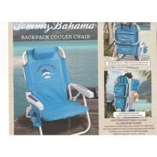 Tommy Bahama Backpack Cooler Chair with Storage Pouch and 