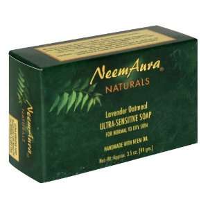  Neem Soap Lavender & Oatmeal   3.75 oz.   Soap Beauty