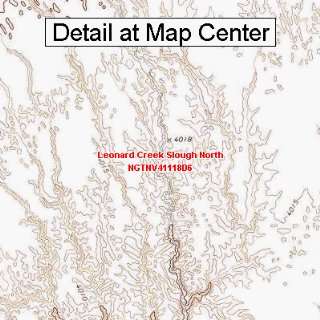  USGS Topographic Quadrangle Map   Leonard Creek Slough 