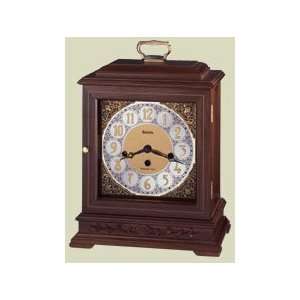  Bulova B1916 Traemore Mantel Clock Walnut