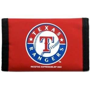 Texas Rangers Nylon Trifold Wallet