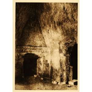  1925 Interior Ruins Uxmal Yucatan Mexico Archaeology 