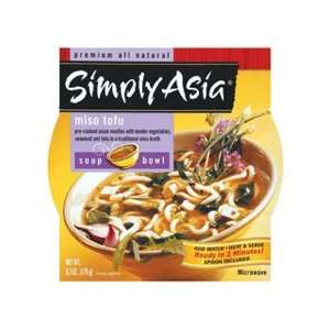 Simply Asia, Miso Tofu Soup Bowl, 6/6.3 Oz  Grocery 