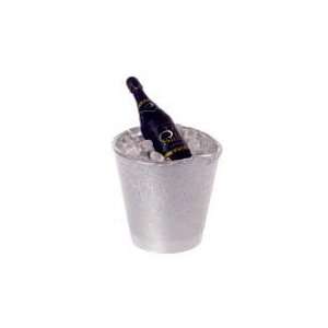  Dollhouse Miniature Champagne with Silver Ice Bucket 