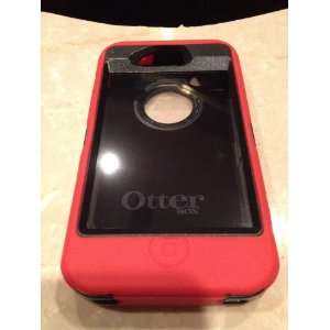   4s Defender Series Red/black Otter Box Cell Phones & Accessories