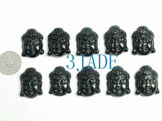 Blessing Black Jade Buddha Amulets Pendants Talismans  