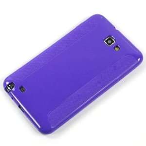  Purple TPU Case / Cover / Skin / Shell For Samsung Galaxy Note 
