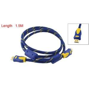   Gino 1.5M Male to Male PC 19 Pin HDMI Extension Cable Cord Automotive