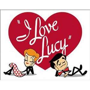  I Love Lucy Opening Logo TV Retro Vintage Tin Sign