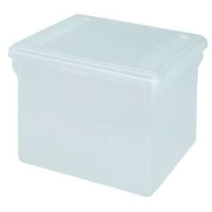  Clear Stackable File Box FB SQ (170104) *2 pieces Office 