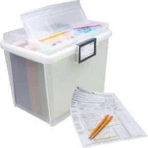  Letter Size Water Tight File Box with Handle UCB HFB [4 
