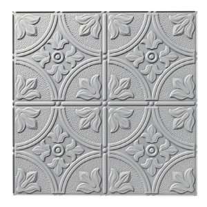  ACP 24 x 24 Traditional 2   Lay In Ceiling Tile   Argent 
