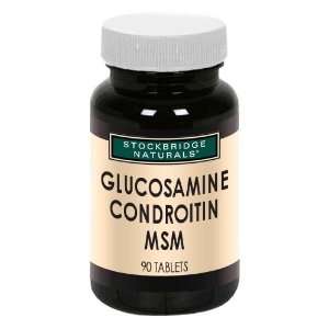  Stockbridge Naturals   Glucosamine/Chondrotin/MSM   90 