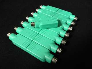PS/2 PS2 TO USB MOUSE KEYBOARD PLUG ADAPTER 501215 B004 LOT OF 15 